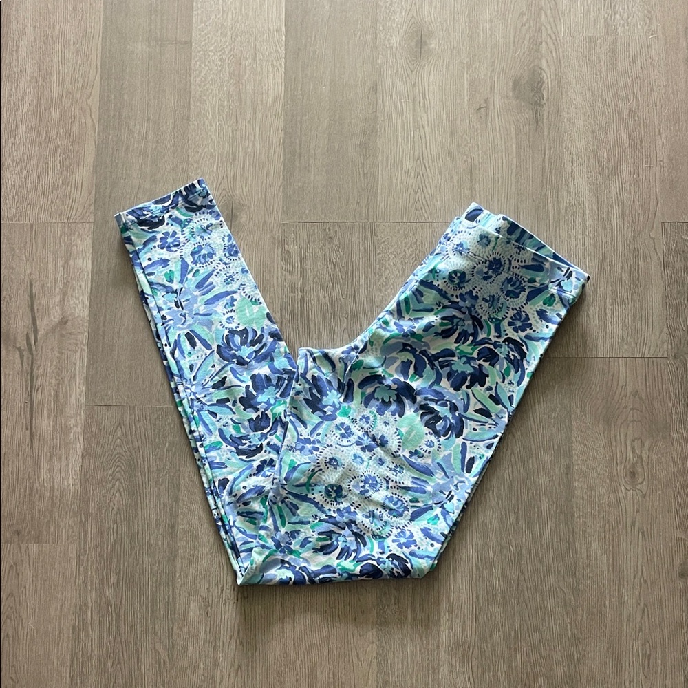 LILLY PULITZER girls XL Floral Patterned Leggings